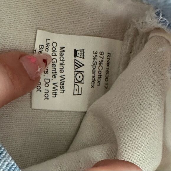 Princess Polly Addison Printed jeans size 4 blue groovy print straight leg - Picture 10 of 14